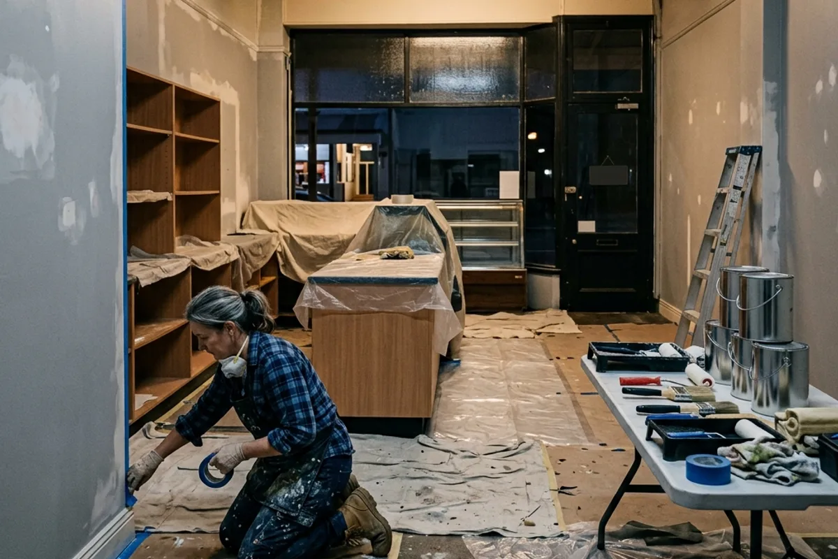 Commercial Painting Toowoomba preparation and painted property
